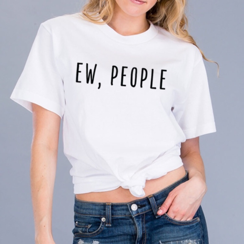EW, PEOPLE Graphic Crew TShirt